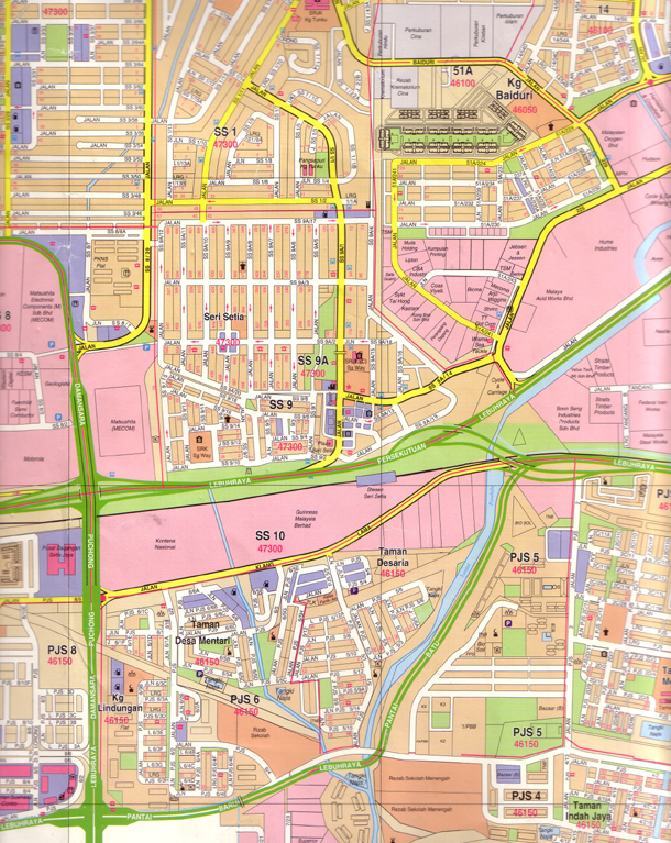 Geography of Sungai Way